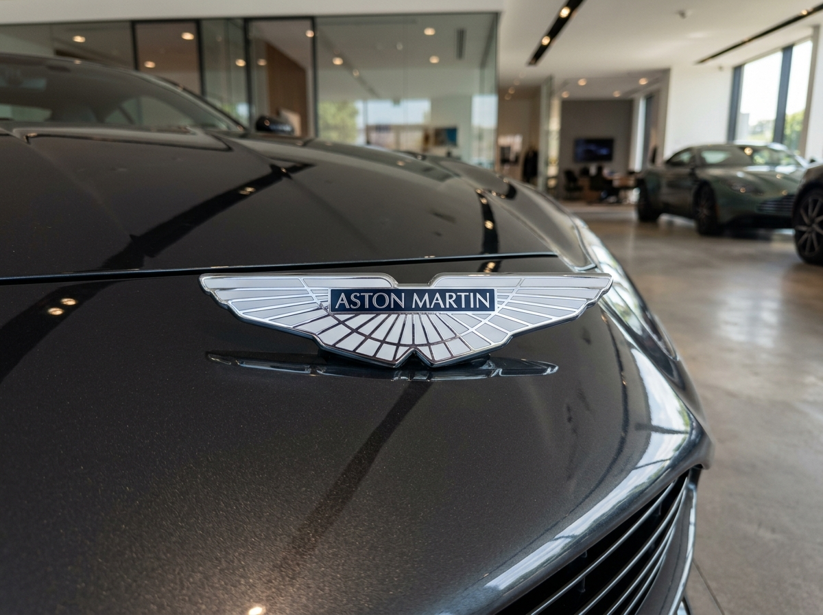 Aston Martin wings logo brand emblem